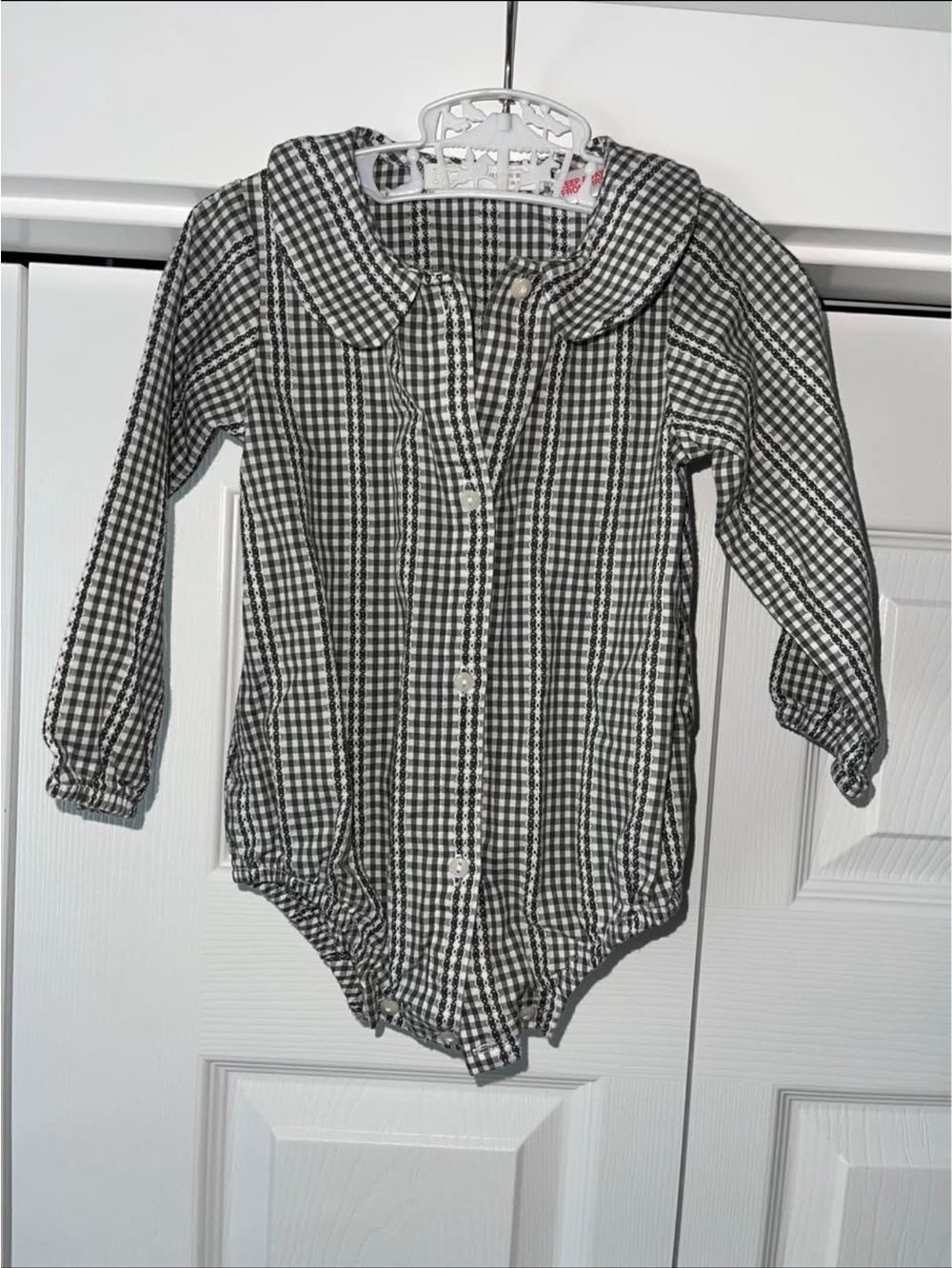 Zara Baby Girls Gingham Romper 9 - 12 months